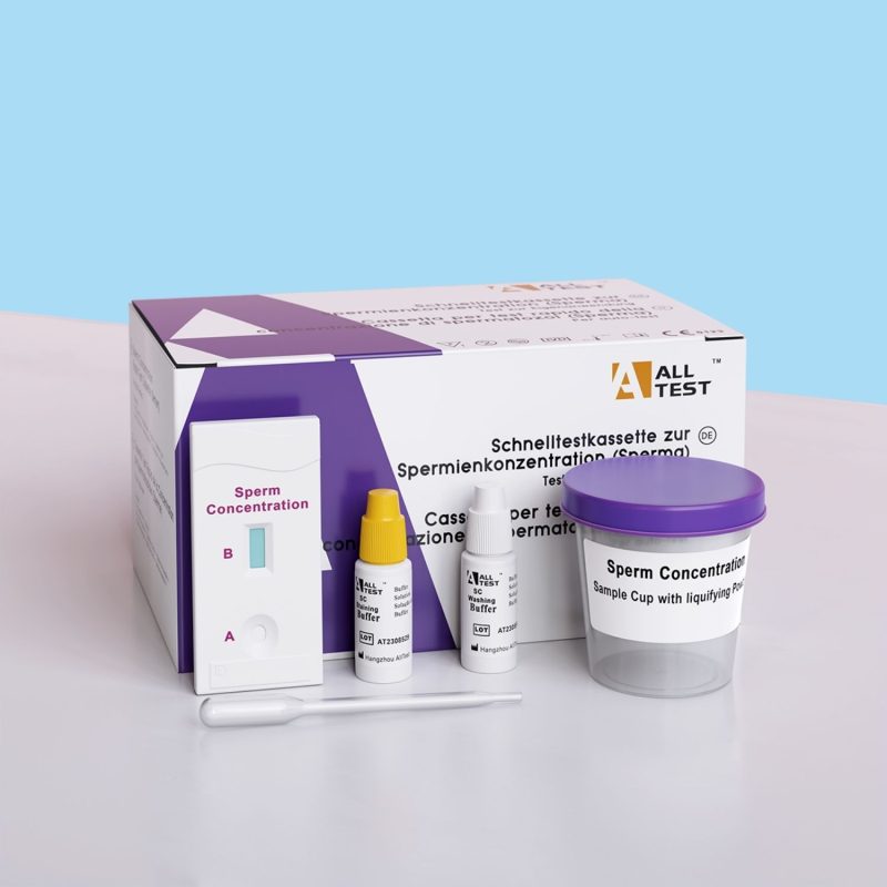 Spermatest: Schnelltestkassette zur Spermienkonzentration